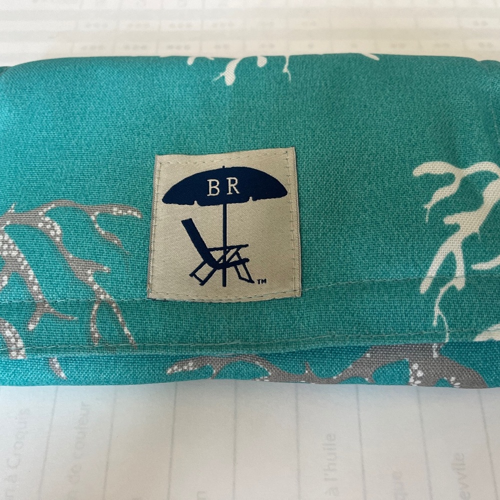 Bohicket Road Travel Mini in Turquoise Coral